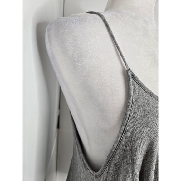 🎄 Red by BKE EUC flowy layered ruffle tank cami top Small heather grey - Picture 10 of 17